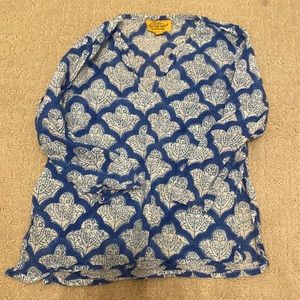 Excellent condition Roberta Roller Rabbit Baby Girls Jemina Kurta